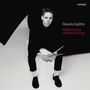 Text: "Dāvids Eglītis - Reflections of Becoming". Schwarz-weiß, Person sitzt mit Drumsticks in der Hand., CD