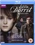 "Little Dorrit" von Charles Dickens. Gesichter von zwei Männern und einer Frau im viktorianischen Stil. BBC-Logo oben., 4 Blu-ray Discs