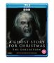 "A Ghost Story for Christmas: The Collection". Darunter gruseliges Gesicht mit weit aufgerissenen Augen und geöffnetem Mund., 2 Blu-ray Discs