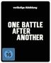 Oben: "vorläufige Abbildung". Groß: "ONE BATTLE AFTER ANOTHER". Unten: Blauer FSK-16-Button. Schwarzer Hintergrund., 1 Ultra HD Blu-ray und 1 Blu-ray Disc