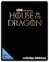 Text: "FSK ab 16 beantragt", "vorläufige Abbildung", "HBO Original", "House of the Dragon". Schwarzer Hintergrund.