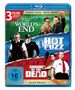 Cornetto Trilogie: The World's End / Hot Fuzz / Shaun of the Dead (Blu-ray), 3 Blu-ray Discs