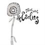 Text: "These were the Earlies". Illustration einer Blume mit Blättern. Kopf in Form von Klaviertasten., CD