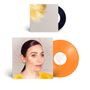Cover: "ALGORITHM" und "NATALIE IMBRUGLIA", Grafik eines Gesichts mit bunten Zahlen. Zwei Schallplatten, eine orange und eine schwarz., 1 LP und 1 Single 7"