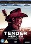 "Tender Mercies" – ein Film von Bruce Beresford. Gewinner von 2 Academy Awards. Ein Cowboy mit Gitarre im Hintergrund., DVD
