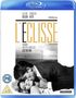 Text: Alain Delon, Monica Vitti, L’Eclisse, StudioCanal, Michelangelo Antonioni, digitally restored. Schwarz-weißes Paarmotiv.