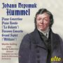 Johann Nepomuk Hummel (1778-1837): Fagottkonzert F-dur, CD