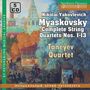 Nikolai Miaskowsky (1881-1950): Sämtliche Streichquartette, 5 CDs