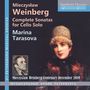 Mieczyslaw Weinberg (1919-1996): Sonaten Nr.1-4 für Cello solo (op.72,86,106,104b), CD