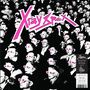 „X-Ray Spex“ in pink. Eine schwarz-weiße Menge trägt rosa Brillen, wodurch ein surrealer Effekt entsteht., LP