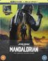4K Ultra HD + Blu-Ray, Bonus-Extras & Konzeptkunstkarten. Star Wars: The Mandalorian, zweite Staffel. Sci-Fi-Szene., 2 Ultra HD Blu-rays und 2 Blu-ray Discs