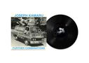 Texte: "JOSEPH KAMARU", "FURTHER COMBINATIONS", "MOBILE MUSIC SHOP". Ein Schallplattencover mit einem Van., LP