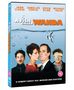 „A Fish Called Wanda.“ Bild von vier Personen unter Wasser mit einem schwimmenden Fisch. Text: „A Comedy About Sex, Murder and Seafood.“, DVD