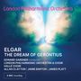 "London Philharmonic Orchestra. ELGAR THE DREAM OF GERONTIUS. Edward Gardner conductor. Himmelartige, strahlende Illustration.", 2 CDs