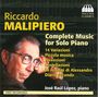 Riccardo Malipiero: Klavierwerke, CD