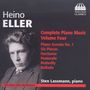 Heino Eller (1887-1970): Sämtliche Klavierwerke Vol.4, CD