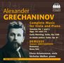 Alexander Gretschaninoff (1864-1956): Sämtliche Werke für Viola & Klavier, CD