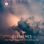 "Elements. Huw Wiggin, saxophone | Oliver Wass, harp." Dramatische Wolken mit Blitzen am Himmel., CD