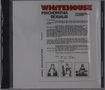 "WHITEHOUSE PSYCHOPATHIA SEXUALIS" in roter und schwarzer Schrift, umgeben von einem Textabschnitt und drei kleinen Fotos., CD