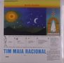 Text: "Mundo Racional", "Tim Maia Racional", "Porta do Mundo Racional". Illustration einer nächtlichen Landschaft mit Sonne und Mond., LP