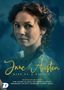 Jane Austen: Rise of a Genius. Eine Frau in historischer Kleidung blickt ernst in die Kamera.
