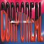 „LORELLE MEETS THE OBSOLETE“ über den verzerrten Schriftzug „CORPOREAL“ auf pink-blauem Hintergrund in 3D., Single 12"