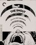 "The Shout" steht prominent. Darunter: "Directed by Jerzy Skolimowski". Unten ein schreiendes Gesicht., Blu-ray Disc