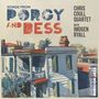 Texte: "Songs from Porgy and Bess", "Chris Coull Quartet with Imogen Ryall", "Rubicon Jazz". Illustration eines Hauses., LP