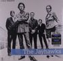 "2 Meter Sessions. The Jayhawks." Fünf Personen in formeller Kleidung stehen auf einem Holzboden., LP