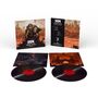 Text: "Doom Dark Ages Original Game Soundtrack." Zwei Schallplatten, ein Ritter mit Schild, Burg und Drachen.
