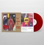 "The Golden D" von Graham Coxon. Rote Schallplatte mit bunter Hülle und Illustrationen., LP