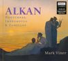 "Alkan: Nocturnes, Impromptus & Zorcicos, Mark Viner." Gemälde: Vier Personen am Wasser bei Sonnenuntergang., CD