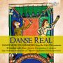 "Brilliant Classics. Danse Real. Dance Music on Gemshorn from the 12th-17th centuries. Il Giardino delle Muse." 

Zwei Personen spielen Instrumente in einer mittelalterlichen Illustration. , CD