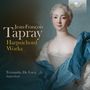 Links steht "Jean-François Tapray Harpsichord Works". Ein Porträt einer Frau in klassischer Kleidung, helles Haar. Logo oben rechts., CD