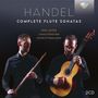 "Handel: Complete Flute Sonatas" mit Duo Astra. Lorenzo D'Antò mit Flöte, Michele Di Filippo mit Gitarre. 2CD-Abbild.