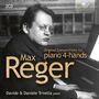 Max Reger (1873-1916): Werke für Klavier 4-händig, 2 CDs, 2 CDs