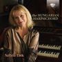 Szilvia Elek sitzt lächelnd vor einem Cembalo. Der Text lautet "the HUNGARIAN HARPSICHORD" und "Szilvia Elek"., CD
