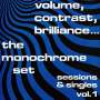 The Monochrome Set: Volume, Contrast, Brilliance Vol. 1 (Limited Deluxe Edition) (Clear with Black, Blue & White Splatter Vinyl), LP