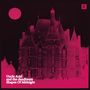 Text: "Uncle Acid and the deadbeats Shapes Of Midnight". Ein kontrastreiches Bild eines Schlosses mit einem großen Vollmond., CD