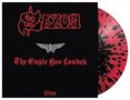 Saxon: The Eagle Has Landed (Live) (Limited-Edition) (Red W/ Black Splatter Vinyl), LP