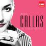 "MARIA CALLAS THE STUDIO RECITALS" steht über einem Nahporträt einer Frau auf pinkem Hintergrund, EMI Classics-Logo oben.