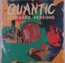Text: "Quantic Extended Versions". Bunte, abstrakte Kunst mit lebhaften Farben und Formen. Vinyl-Schallplatte sichtbar., 2 LPs