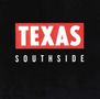 "Texas Southside" steht in fetter weißer Schrift auf schwarzem Hintergrund, "Texas" auf rotem Rechteck., 2 CDs