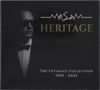 „Mr Sam Heritage: The Ultimate Collection 1995-2025“. Schwarzer Hintergrund, Mann mit Sonnenbrille im Anzug.