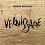 Text: "Zbigniew Bargielski VERNISSAGE". Großer Schriftzug auf strukturierter, holzähnlicher Oberfläche., CD