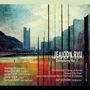 Text: "JEAJOON RYU Symphony No. 2, The National Chorus of Korea." Stilisierte Stadtansicht mit hohen Gebäuden., CD