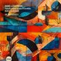 Text: "HANS LÜDEMANN, TransEuropeExpress Ensemble, BURCU KARADAĞ, ON THE EDGES 4." Bunte abstrakte Illustration mit Formen., CD
