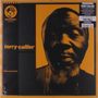 „Terry Callier“, „What Color Is Love“, „Label: Mr Bongo“. Schwarz-gelbes Cover mit einem Porträt des Mannes., LP