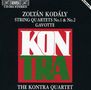 Zoltan Kodaly (1882-1967): Streichquartette Nr.1 & 2, CD