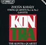 Zoltan Kodaly: Streichquartette Nr.1 & 2, CD